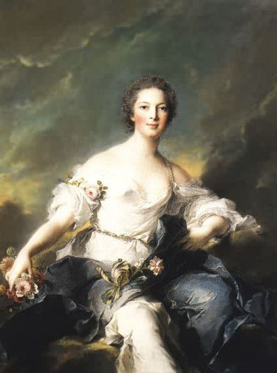 Jjean-Marc nattier Portrait of Angelique d'Allonville de Louville